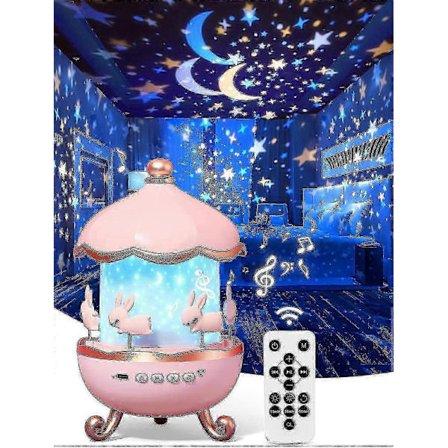 Baby Nattlampa Projektor, 12 Färger Ändra Baby Ljudmaskin Nattlampa För Barnrumsinredning, Vitt Brus Barn Nattlampa, Fjärrkontroll Timer Sta