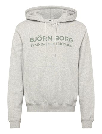 Borg Classic Print Hoodie Grey Björn Borg