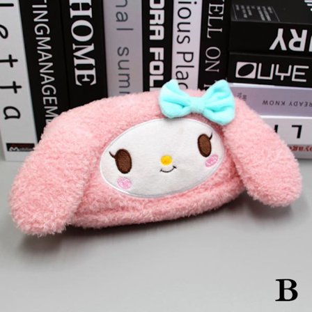 e Pennfodral Case Kawaii Pen Pouch ox Large Capacity Plysch B