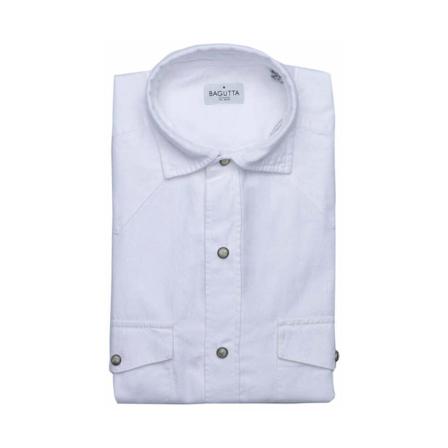 Bagutta formal shirt Hvid, Herre Skjorter