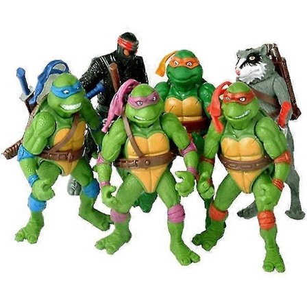 6 stk. Ninja Turtles Action Figur Tegneserie Tartaruga Ninja Legetøj til Børn Anime Figur Dukke
