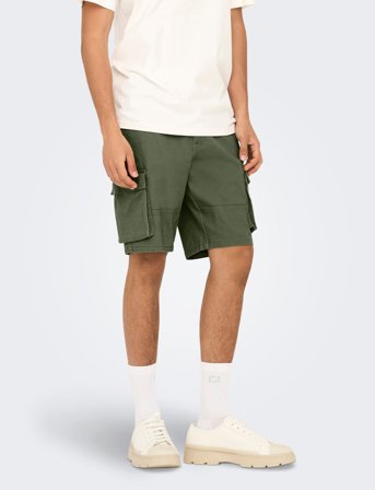 ONLY & SONS Onscam Stage Cargo Shorts 6689 Life Noos - Green - M