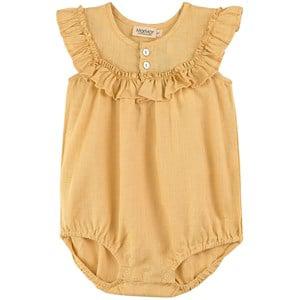 Kids - MarMar Copenhagen Banana Rine Romper 74 cm - All in ones - 74 cm - Yellow