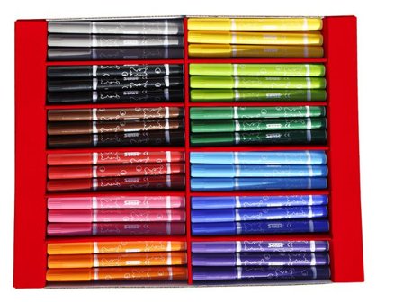 Sense Fiberpennor Jumbo 108/fp - Lyreco - Skola och förskola - Pennor och tillbehör - Fiberpennor - Jumbo