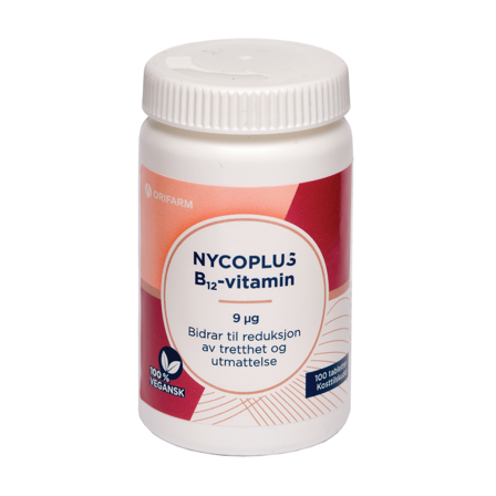 Nycoplus B12-vitamin 9 μg, 100 stk.