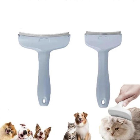 V-Tooth Fældekam, Fjernelse af Kæledyrshår, V-formede Tænder Kæledyrskam Grøn lille