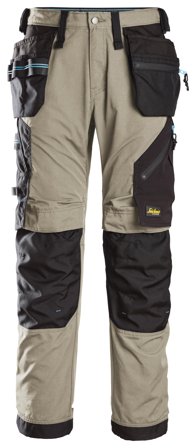 Snickers Workwear 6210 LiteWork Arbetsbyxa khaki/svart Khaki/Svart, Kläder