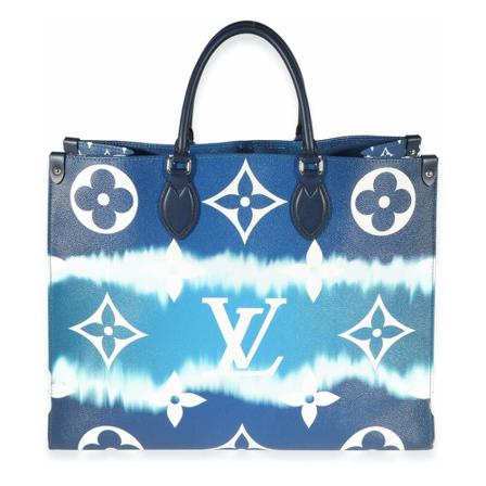Louis Vuitton Vintage, Pre-owned Tote Bag Blauw, Dames, Maat:ONE Size