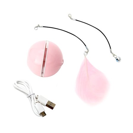 Hund Jager Leke Ball Automatisk Rullende Ball Katteleke Interaksjon Kjæledyr Teaser Ball Leke Auto-Bevegende Katte Treningsleke Gave