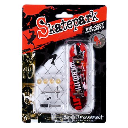 Mini Fingerboard Skateboard Bærbart multifunktionelt skateboardsæt i legeret