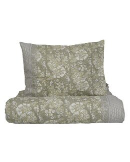 Sengetøj Sonia med trykt motiv 2-dele Grøn