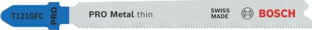 Bosch PRO Metal Thin T121GFC Stikksagblad for T-skaft, 92 mm 5-pakning, Maskintilbehør & forbruk