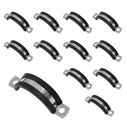 12 Stk Kabelklemmer Rørstropp U-Tubestroppklemme