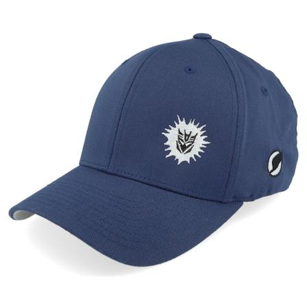 Transformers - Splash Shield Decepticons Navy Flexfit Flexfit Blue Cap - @ Hatstore