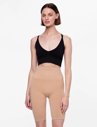 Pieces Pcimagine Shapewear Shorts Noos - Brown - S/M