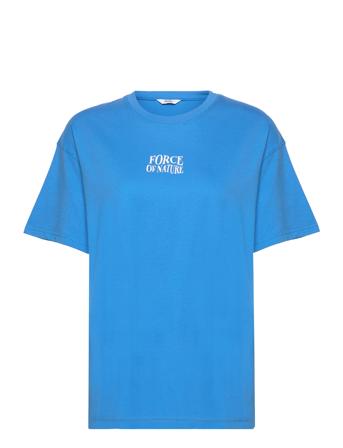 Enkulla Ss Tee 5310 T-shirts & Tops Short-sleeved Blå Envii*Betinget Tilbud