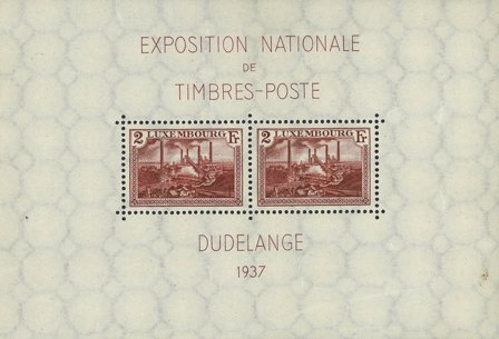 Luxembourg 1937 - MICHEL blok 2 - Postfrisk miniark