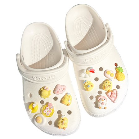 14 stk. ananas kyllingesko tilbehør til Croc Charms til teenagere