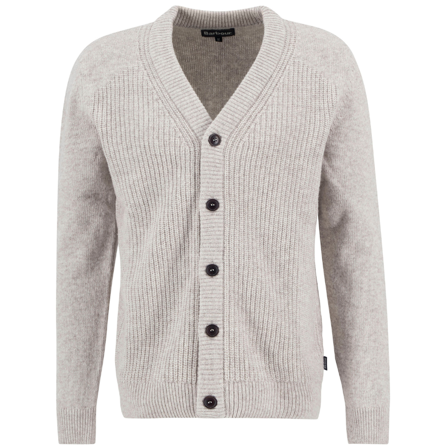 Barbour M's Mainland Knitted Cardigan Mist