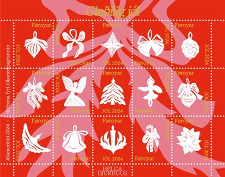 Færøerne - julmärkeark 2024