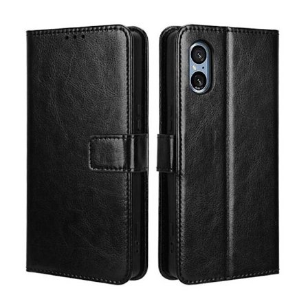 Xperia 5 V Plånboksfodral PU-Läder 4-FACK