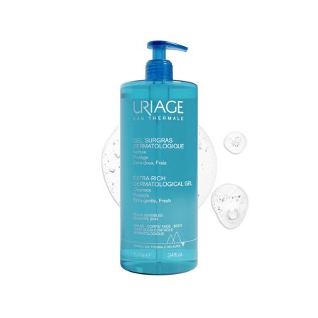 Uriage Gel Detergente Dermatologico Extra-ricco 1 Litro