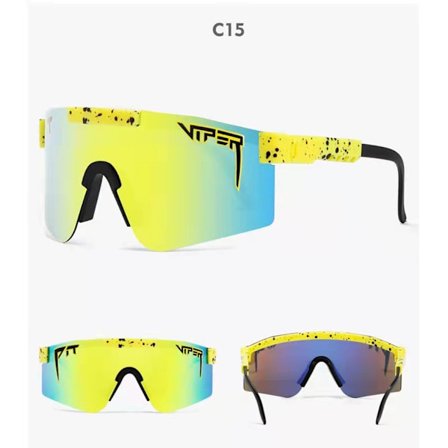 Cykel solbriller galvaniseret sport populære udendørs briller TR90 stor ramme