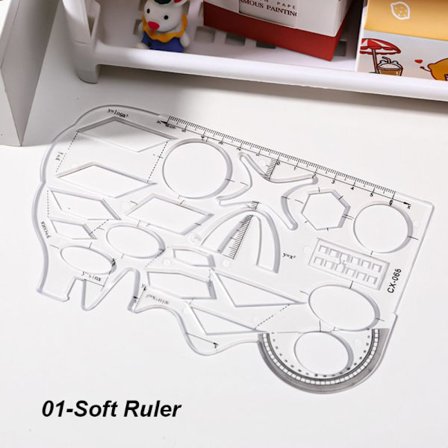 Linjal Gradskiva Mjuk linjal Mjuk linjal