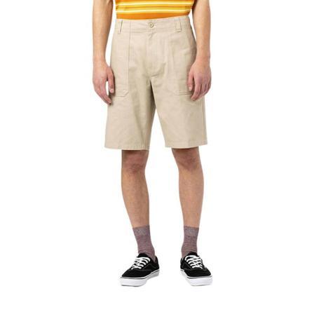 Dickies, Men's shorts funley short dk 0a 4xb 4c 39 Beige, Heren, Maat:W32
