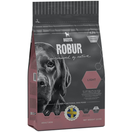 Bozita Robur - Hund Light 2,5 kg - Hund - Hundefôr & hundemat - Tørrfôr for hund - ZOO.no