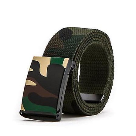 Belte Gutter Jenter Kamuflasje Klær Belte Barn Kamuflasje Militært Buksebelte Army green