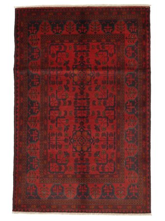 Tkany Ręcznie Afgan Khal Mohammadi Dywan 99X148 Wełniany Mały