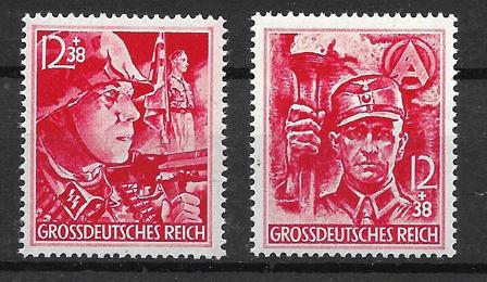 Tyske Rige 1945 - AFA 904 - 905 - Postfrisk