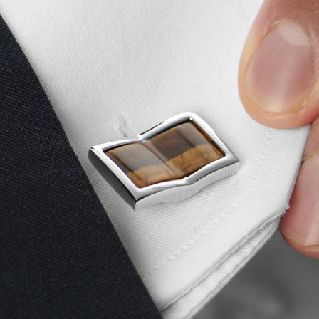 Boutons de manchette rustiques pour hommes