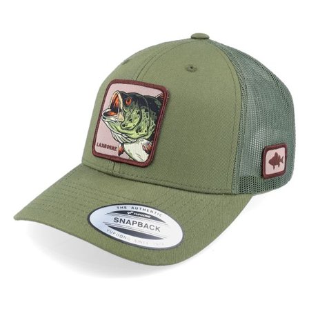 Skillfish - Grön trucker Keps - Laxborre Olive Trucker @ Hatstore