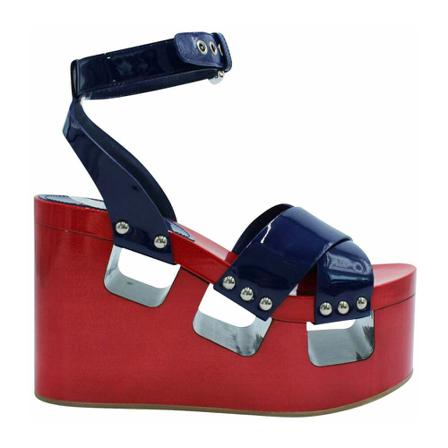 Miu Miu Pre-owned, Pre-owned Wedges Rood, Dames, Maat:38 EU
