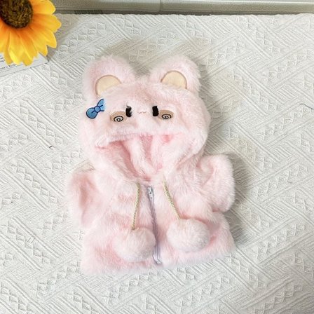 Cirkel Kanin Rosa Kappa, 28cm Barcelo Björn Kläder Plysch Docka Kläder Björn Baby Kläder (Endast Kläder)