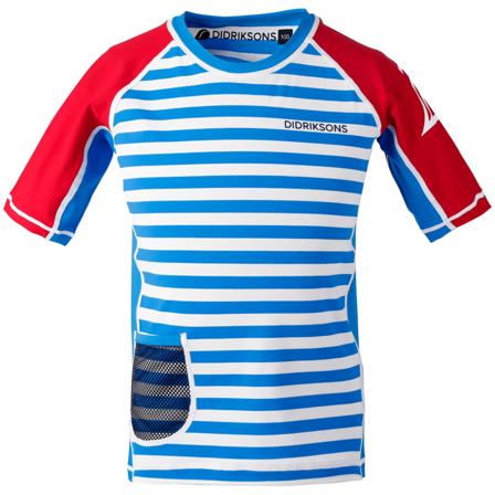 Didriksons Surf Kids SS UV Top Children swimming suits Blue 80