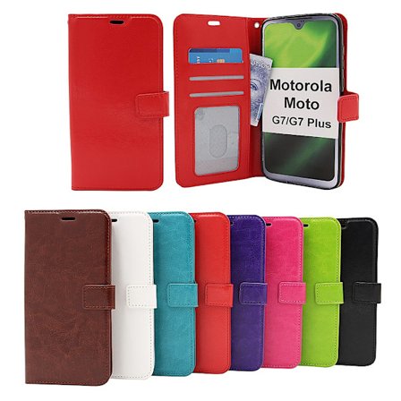Crazy Horse Wallet Motorola Moto G7 / Moto G7 Plus