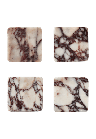 Åhléns Home Glasunderlägg i marmor CLEO Bordstextil Flerfärgad ONESIZE