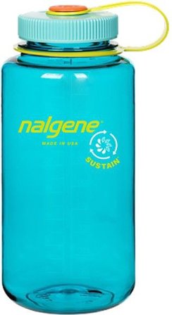Nalgene Bottle 1 l Wide Mouth Sustain Cerulean