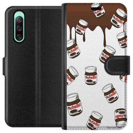 Yhteensopiva Lompakkokotelo Sony Xperia 10 IV Nutella Kawaii Style Söpö Jälkiruoka