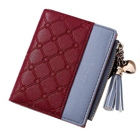 Enkel och mångsidig plånbok (Bordeaux)