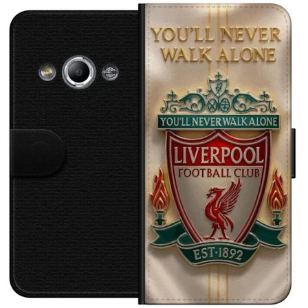 Kompatibelt Lommeboketui til Samsung Galaxy Xcover 3 Liverpool fotball klubb England Premier League offensiv fotball sterk press intensiv stil og hist