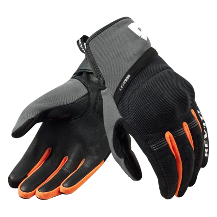 Motorradhandschuhe Rev'It! Mosca 2 Schwarz/Orange S