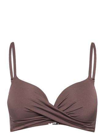 Swim Bra Love Tshirt Beige Lindex