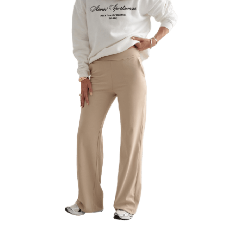aim'n Sense Wide Pants Underdelar Dam Beige L