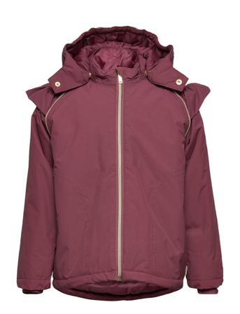 Obia - Jakke Outerwear Jackets & Coats Windbreaker Burgundy Hust & Claire