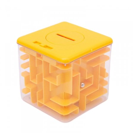 Penge labyrint puslespil æske til børn og voksne, perfekt pengeholder labyrint puslespil gaveæske (1 pakke)