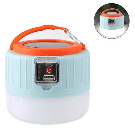 Aurinkokennoilla toimiva ladattava LED-retkilyhty, hätälyhty - Kaukosäätimellä varustettu taskulamppu telttavaloihin, varavirtalähde, 3 valotilaa, 